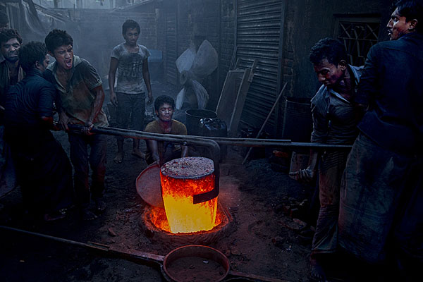 Photograph Noor Ahmed Gelal Shipyard Risky Workers on One Eyeland